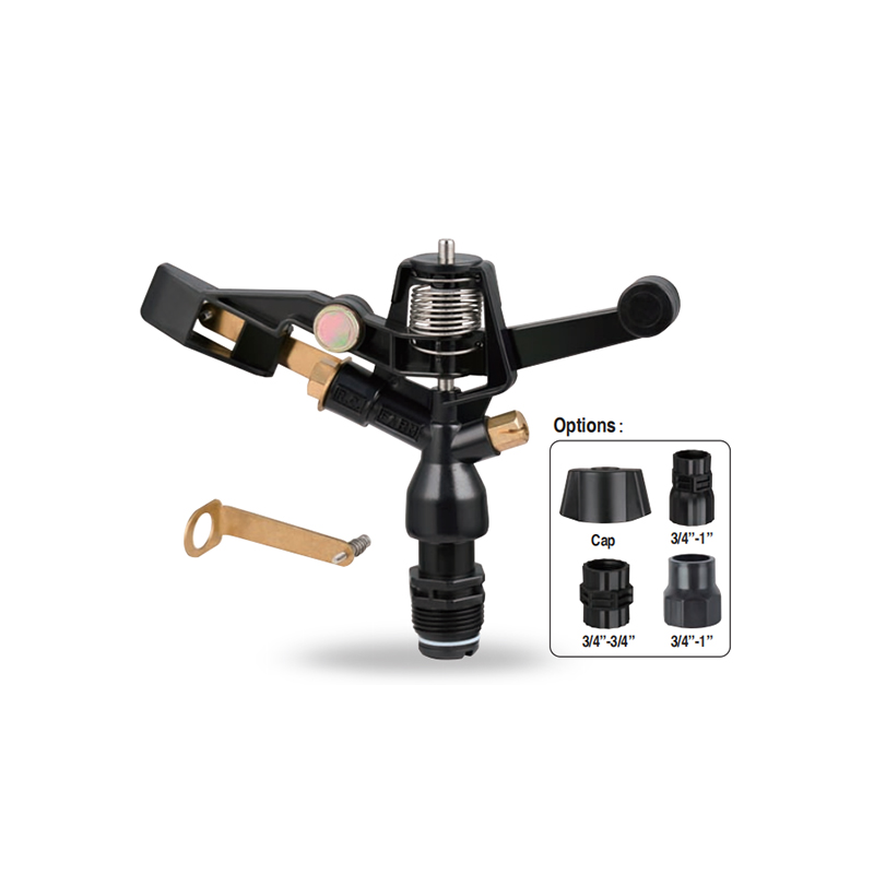 DC-S12-1(RC-160-N) 황동 노즐이 있는 POM 농업 관개 스프링클러